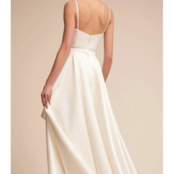 BHLDN Catherine Deane Jewel Bodysuit Bridal Ivory Size 0 NWT $300 - Picture 4 of 8